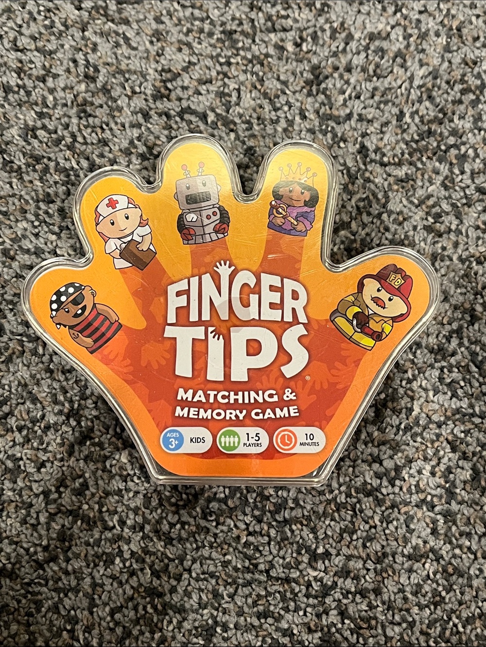 Finger Tips Matching & Memory Game Ages 3+